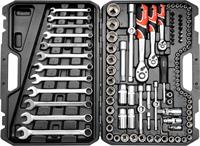 Gola sada 1/2", 3/8", 1/4" + příslušenství 111 ks