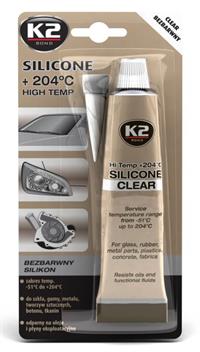 K2 SILICONE CLEAR 85 g - vysokoteplotní čirý silikon