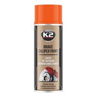 K2 BRAKE CALIPER PAINT 400 ml ORANŽOVÁ - barva na brzdové třmeny a bubny