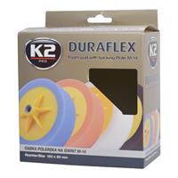 K2 DURAFLEX LEŠTÍCÍ HOUBA S ÚCHYTNÝM TALÍŘEM 150 x 50 mm ČERNÁ