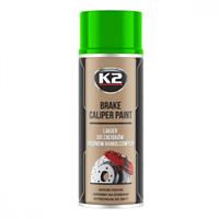K2 BRAKE CALIPER PAINT 400 ml Zelená - barva na brzdové třmeny a bubny