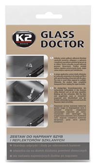 K2 GLASS DOCTOR 0,8 ml - sada na opravu čelního skla a světlometů