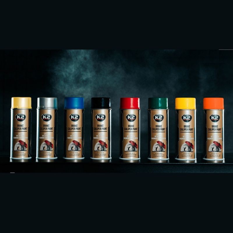 K2 BRAKE CALIPER PAINT 400 ml ČERVENÁ - barva na brzdové třmeny a bubny_1