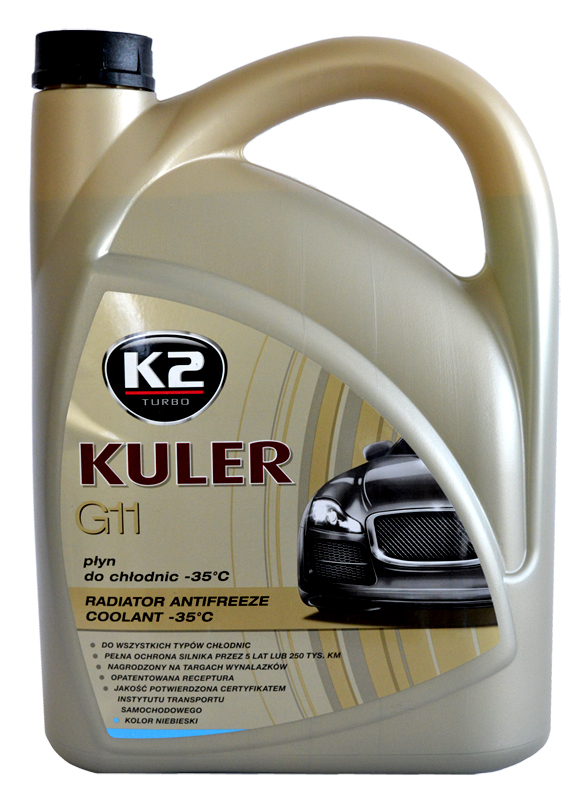 K2 KULER G11 MODRÁ 5 l - nemrznoucí kapalina do chladiče do -35 °C_0