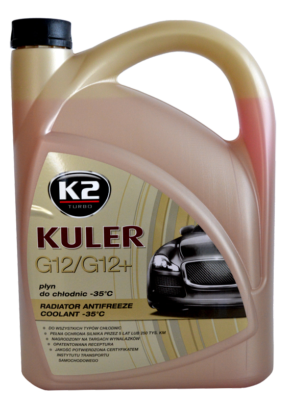 K2 KULER G12/G12+ ČERVENÁ 5 l - nemrznoucí kapalina do chladiče do -35 °C_0